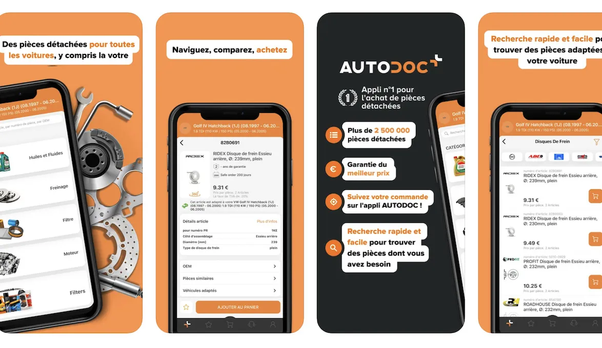 Capture d'écran Autodoc Club
